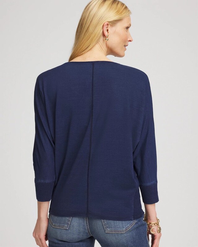 Dolman Denim Tee - image 3